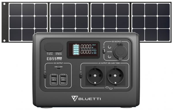 Портативний зарядний пристрій BLUETTI PowerOak EB55 Portable Power Station 700W 537Wh