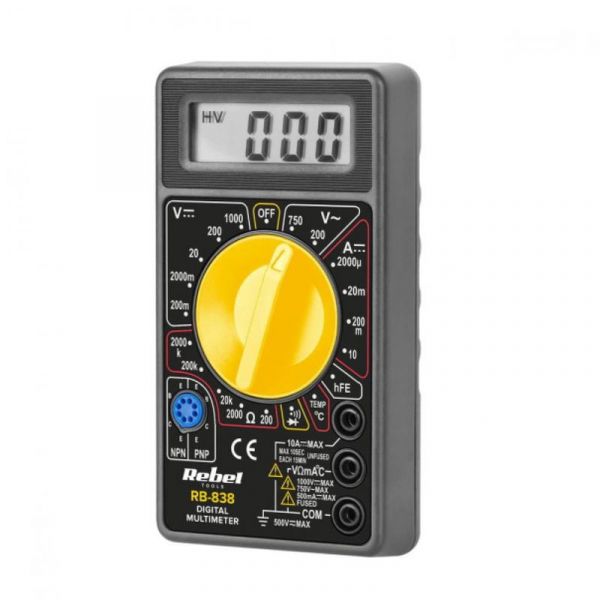 Мультиметр цифровой тестер Digital RB-830BUZ