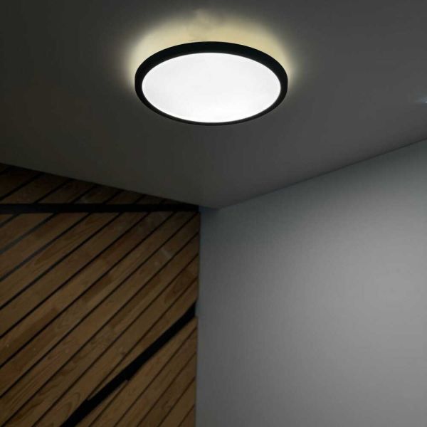 Светильник Led накладной подвесной Violux Millennium BL 26W 4200K 220V IP20 круг белый