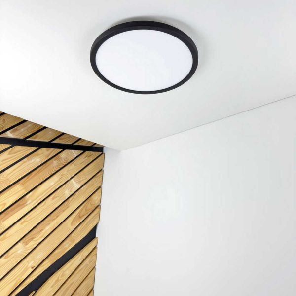 Светильник Led накладной подвесной Violux Millennium BL 26W 4200K 220V IP20 круг черный