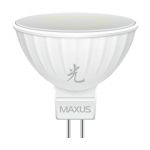 Світлодіодна LED лампа MAXUS 4W тепле світло MR16, GU5.3, 220V (1-LED-405-01)