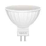 Світлодіодна LED лампа MAXUS MR16 3W яскраве світло 220V GU5.3 AP (1-LED-510)