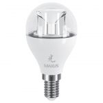 Світлодіодна LED лампа MAXUS 6W тепле світло G45 Е14 220V (1-LED-435)