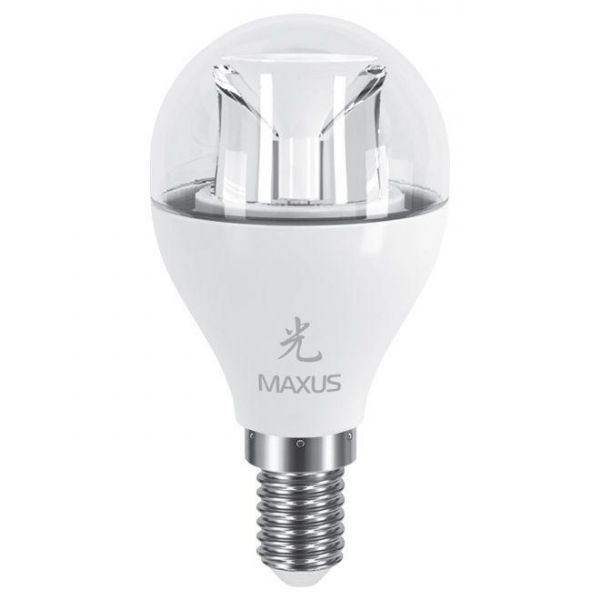 Світлодіодна LED лампа MAXUS 6W тепле світло G45 Е14 220V (1-LED-435)