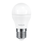 Світлодіодна LED лампа MAXUS G45 6W тепле світло 220V E27 (1-LED-541)