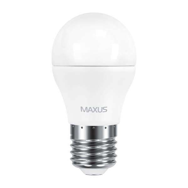 Світлодіодна LED лампа MAXUS G45 6W тепле світло 220V E27 (1-LED-541)