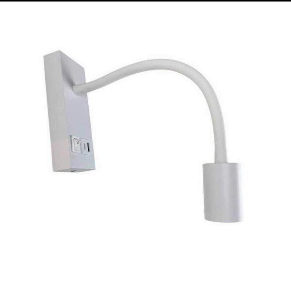 Светильник настенный Violux SNAKE USB+TYPE-C бра Led 5W 4200K IP20 белый