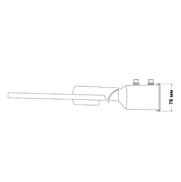 Cветильник консольный уличный Violux Concord Led 30W 3900Lm 5000K IP65 алюминий