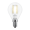 Світлодіодна LED лампа MAXUS прозора (філамент) G45 4W яскраве світло E14 (1-LED-548)