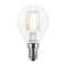 Світлодіодна LED лампа MAXUS прозора (філамент) G45 4W тепле світло E14 (1-LED-547)