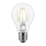 Світлодіодна LED лампа MAXUS (філам) А60 8W яскраве світло E27 (1-LED-566)