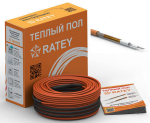Теплый пол Ratey RD2 двухжильный кабель 121м 2200Вт 12,1-15,1м2