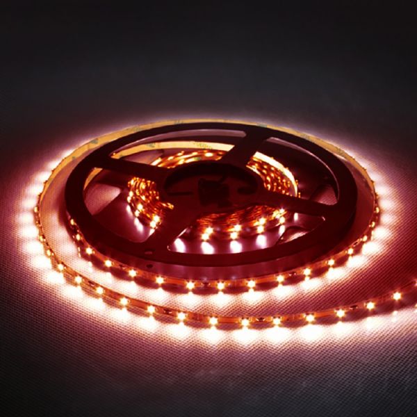 Світлодіодна стрічка 5м 12V SMD2835 60 на метр IP20 Feron SANAN LS603 червоний