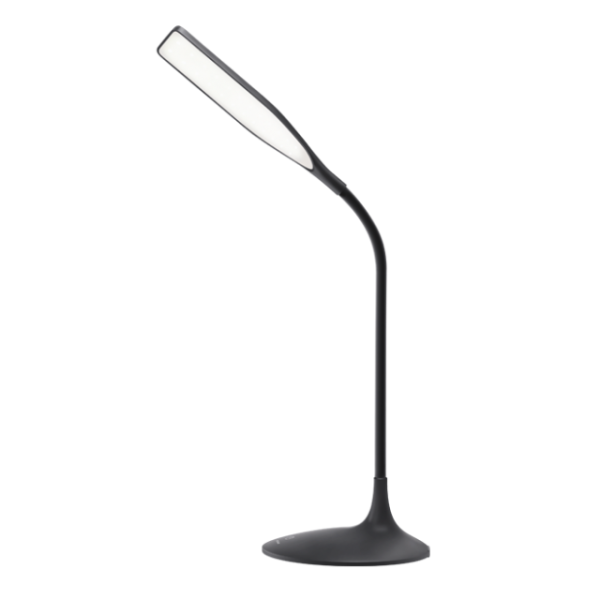 Настільний світлодіодний світильник LED чорний DKL 6W 4100K BK Square MAXUS (1-DKL-002-01)