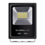 Прожектор світлодіодний LED GLOBAL FLOOD LIGHT 20W 5000K ІР65 (1-GBL-002-LFL-2060)