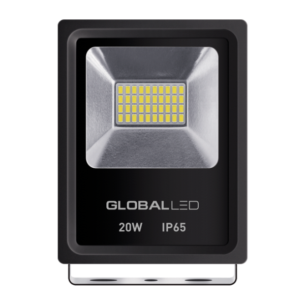Прожектор світлодіодний LED GLOBAL FLOOD LIGHT 20W 5000K ІР65 (1-GBL-002-LFL-2060)