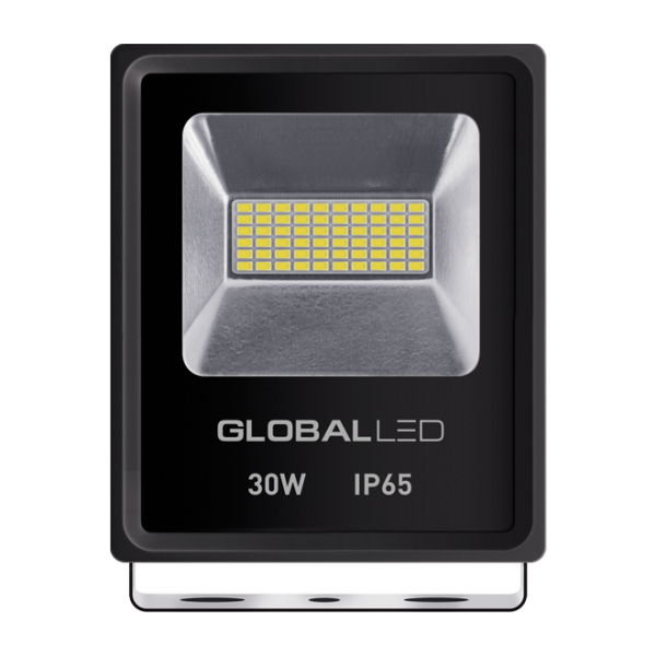 Прожектор світлодіодний LED GLOBAL FLOOD LIGHT 30W 5000K ІР65 (1-GBL-02-LFL-3060