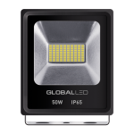 Прожектор світлодіодний LED GLOBAL FLOOD LIGHT 50W 5000K ІР65 (1-LFL-004)