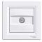 Розетка телевизионная TV конечная белая Asfora Schneider Electric EPH3200121