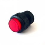 Кнопка круглая красная с LED подсветкой ON-OFF / R16-503AD Lemanso LSW13