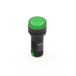 Светодиодный индикатор Takel AD22D 230v АC DC Argent зеленый