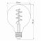 LED лампа VIDEX Filament G95FGD 4W E27 2100K диммерная графит