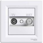 Розетка TV-SAT конечная белая Asfora Schneider Electric EPH3400121