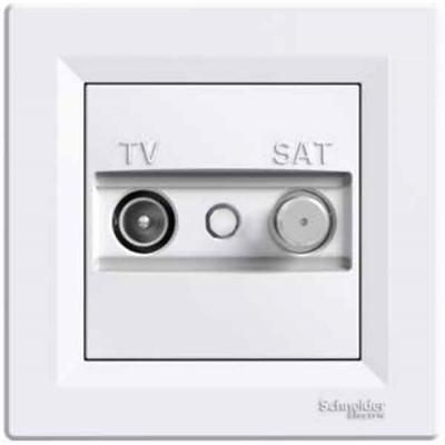 Розетка TV-SAT конечная белая Asfora Schneider Electric EPH3400121