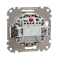 Одноклавішний вимикач, Алюміній, Sedna Design&Elements, SDD113101 Schneider Electric