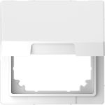 Адаптер с крышкой для интеграции System M в D-Life Merten D-Life MTN4081-6035 Белый лотос