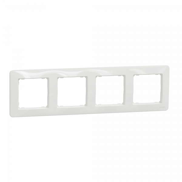 Рамка 4-постова Білий Sedna Design Schneider Electric SDD311804