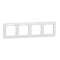 Рамка 4-постова Білий Sedna Design Schneider Electric SDD311804