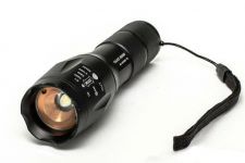 Світлодіодний ліхтарик LEMANSO 1LED надяскравий 600LM CREE чорний / LMF26