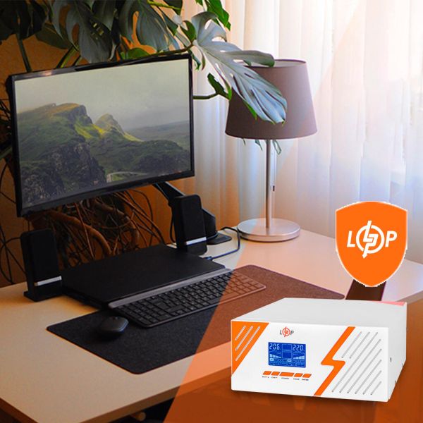 ИБП LP LogicPower LPM-PSW-1500VA 1050Вт White с правильной синусоидой 12V