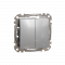 Двоклавішний вимикач Алюміній Sedna Design Schneider Electric SDD113105