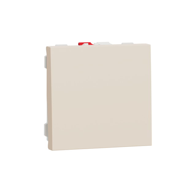 NU320144 Вимикач 1 клавішний 2 модуля Schneider Electric Unica New бежевий