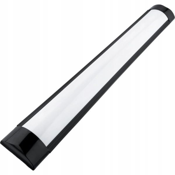 Світильник лінійний led накладний Vargo 18W 6500К 1620lm 6500К 600mm IP20 чорний