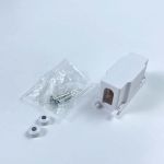Короб Violux DTT для комутації магнітного накладного шинопроводу білий