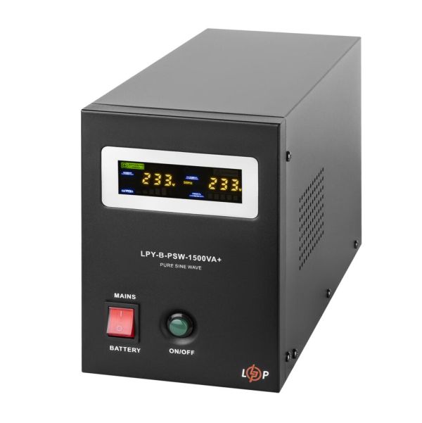 ИБП LP LogicPower LPY-B-PSW-1500VA+ 1050Вт 10A-15A с правильной синусоидой 24V