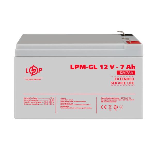 Аккумулятор гелевый  LP LogicPower LPM-GL 12V - 7Ah
