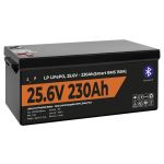 Акумулятор LiFePO4 LP LogicPower 25,6V - 230Ah 5888Wh Smart BMS 150А з BT пластик