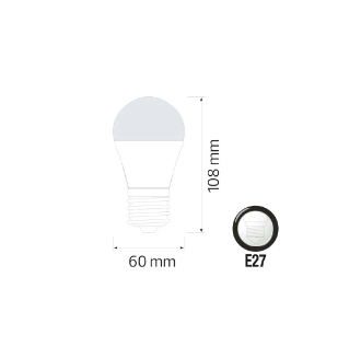 Лампа світлодіодна RGB 9W E27 2700K-6500K Horoz HOROSCOPE-9