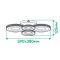Светодиодный светильник VIVID круг с пультом 42W 4000Lm 3000-6500K Ardero AL6164-1ARD