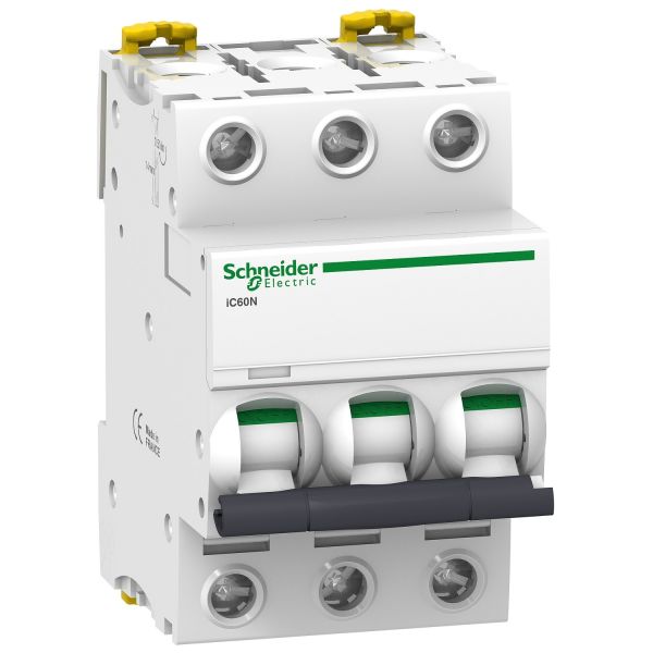 Автоматичний вимикач iC60N 3P 6A C Acti9 Schneider Electric A9F79306