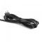 Мережевий подовжувач VIDEX ONCORD з/з 4п 3м (3x1.5мм) 3.4А USB(QC3.0) +USB-C(PD18W) з кнопкою Black