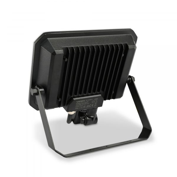 LED прожектор VIDEX F3 50W 5000K з датчиком руху 220V Black (VLE-F3-0505B-S)