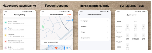 Терморегулятор Terneo nx black чорний