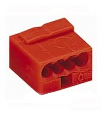 243-814 BUS INTERFACE CONN. BLOCK RED WAGO