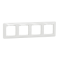 Рамка 4-постова Білий Sedna Design Schneider Electric SDD311804