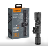 Ліхтарик тактичний Led Videx акумулятор змінний Li-ion 18650 2200mAh 1000Lm 5000K 200м чорний